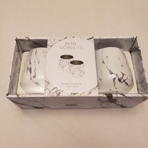 Wine Goblets Marble Gift Collection